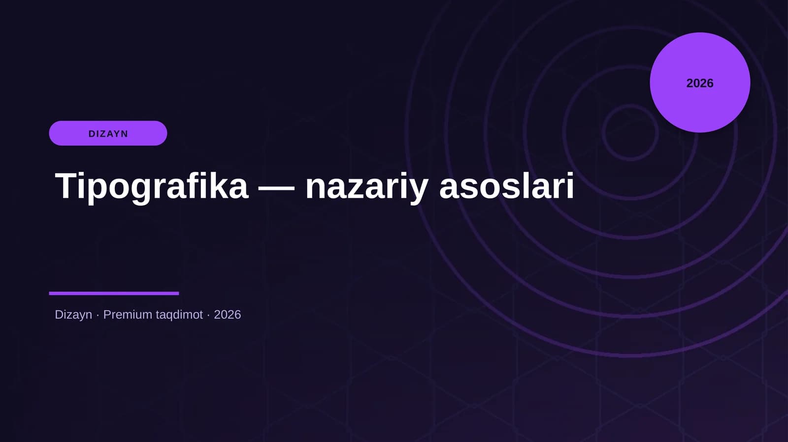Tipografika — nazariy asoslari