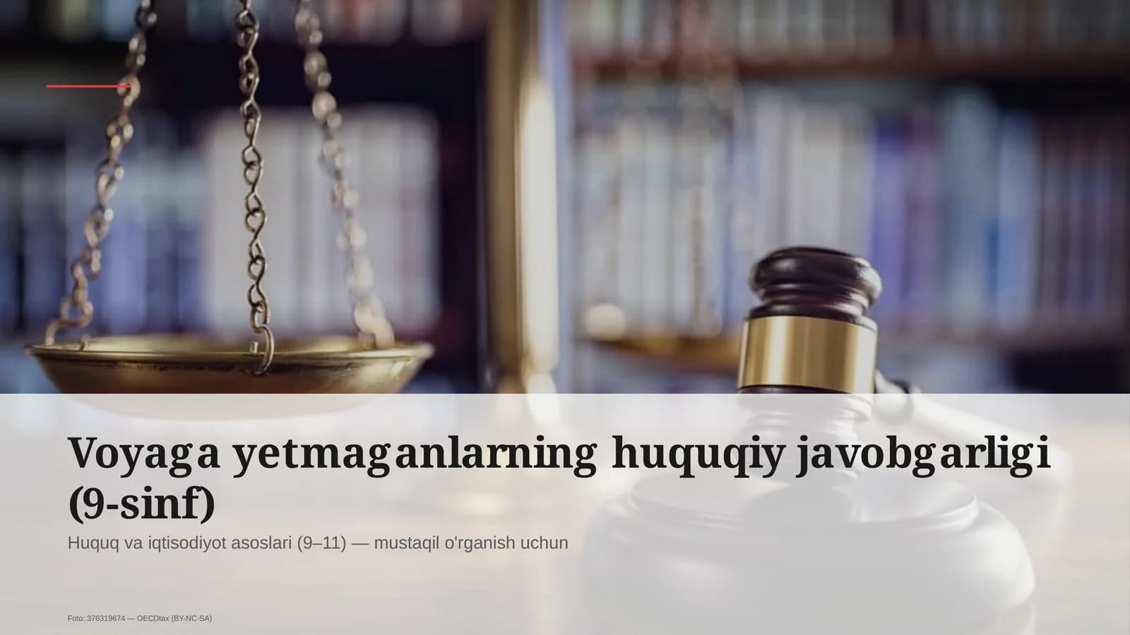 Huquq va iqtisodiyot asoslari (9–11)