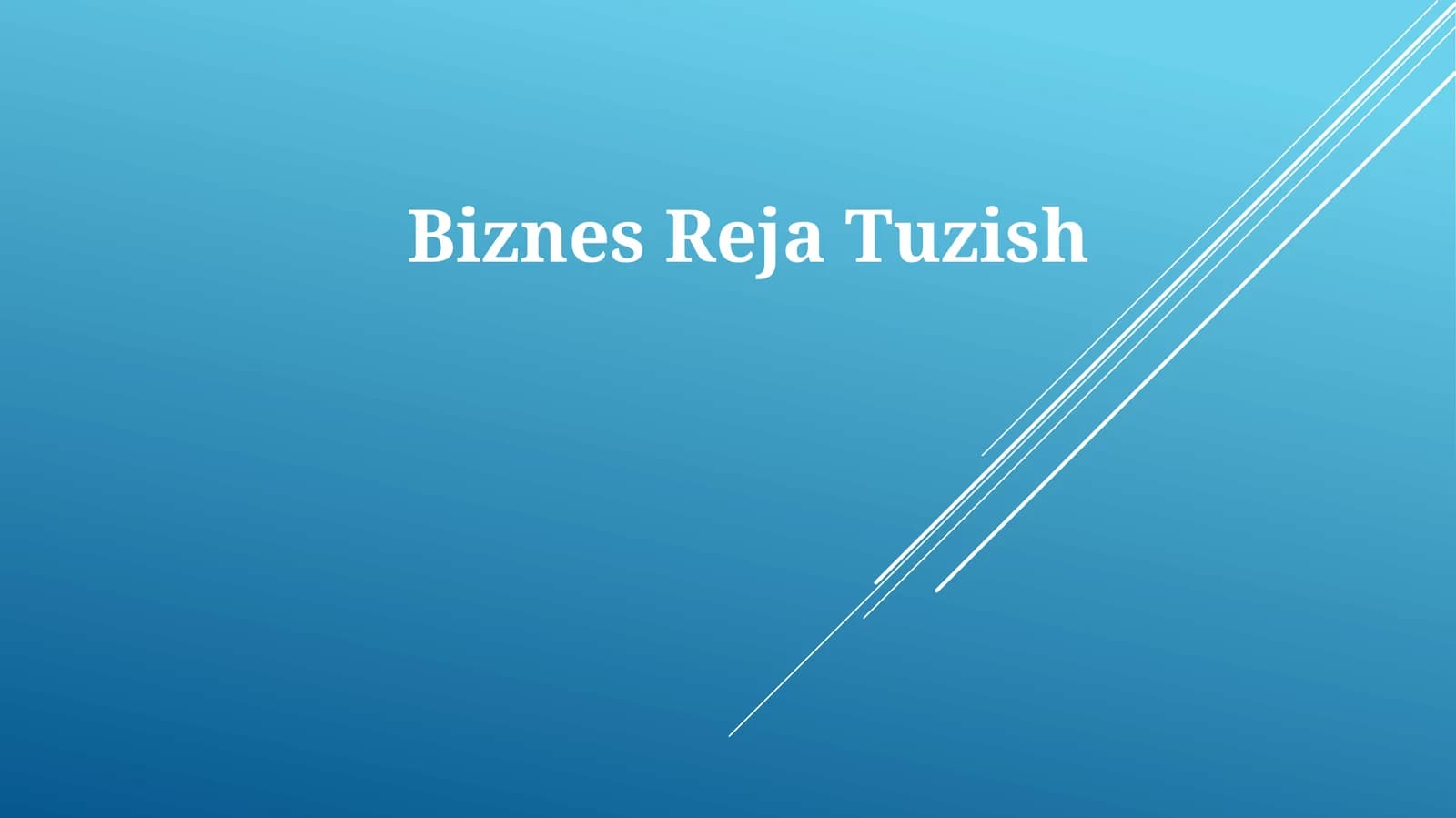Biznes Reja Tuzish