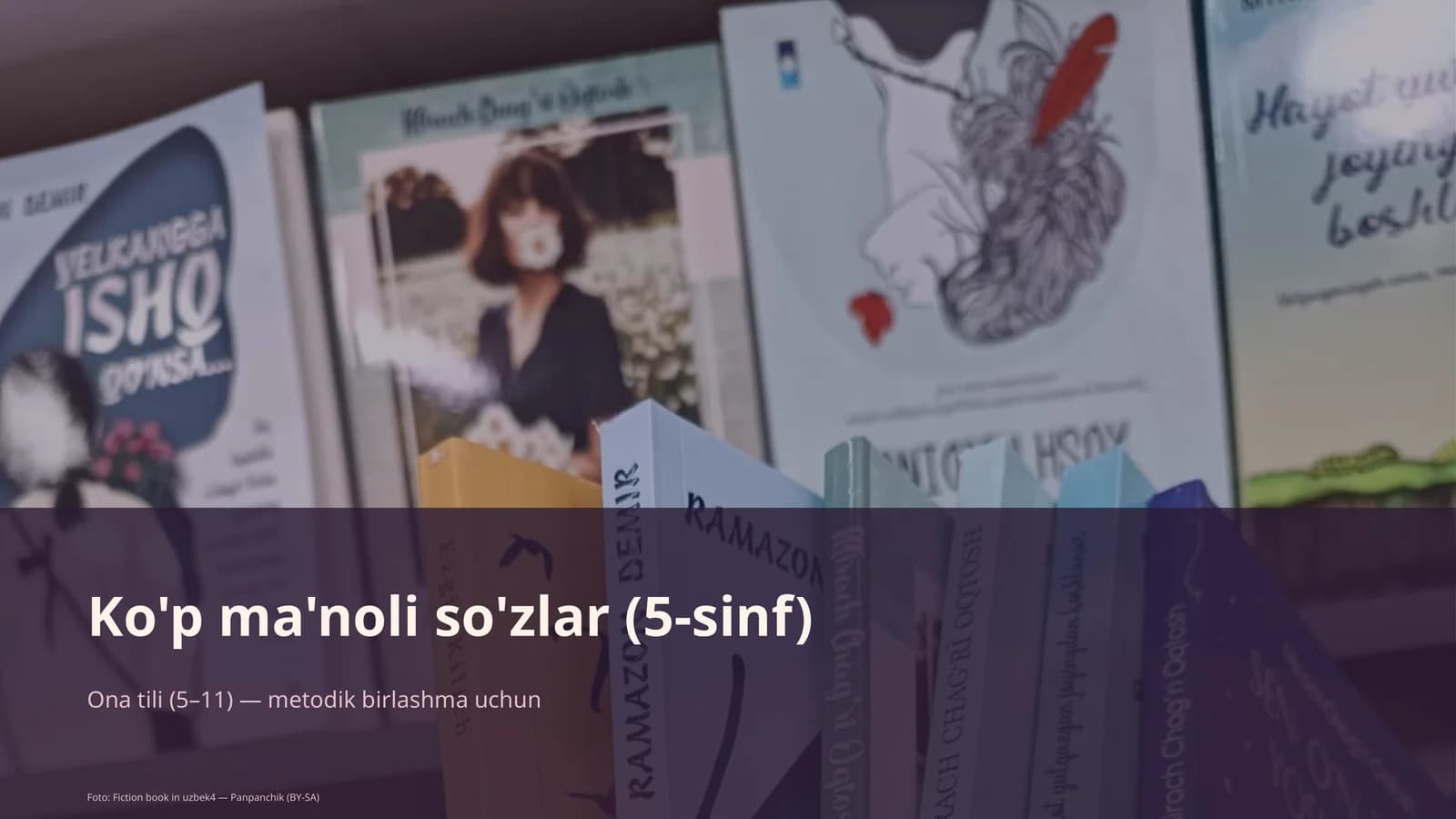 Ko'p ma'noli so'zlar (5-sinf)