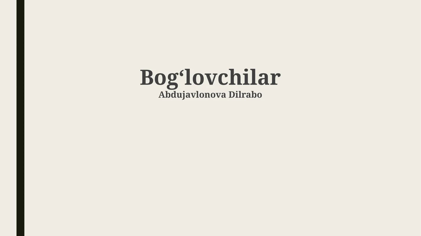 Bogʻlovchilar