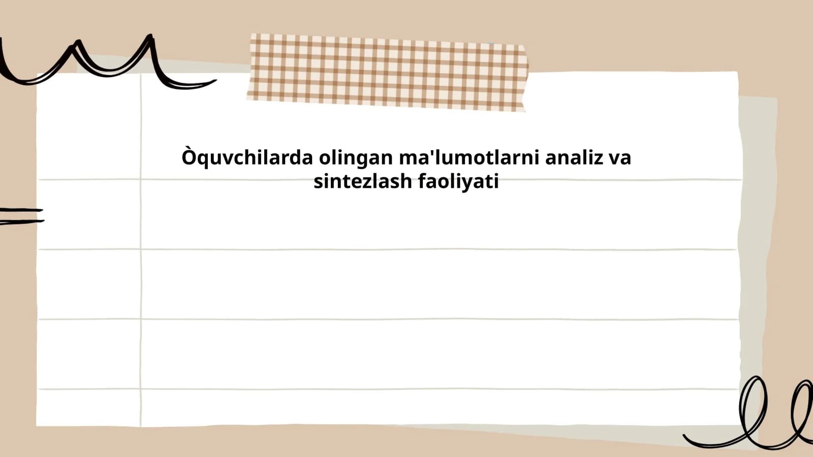 Ma'lumot yig'ish usullari va asboblari