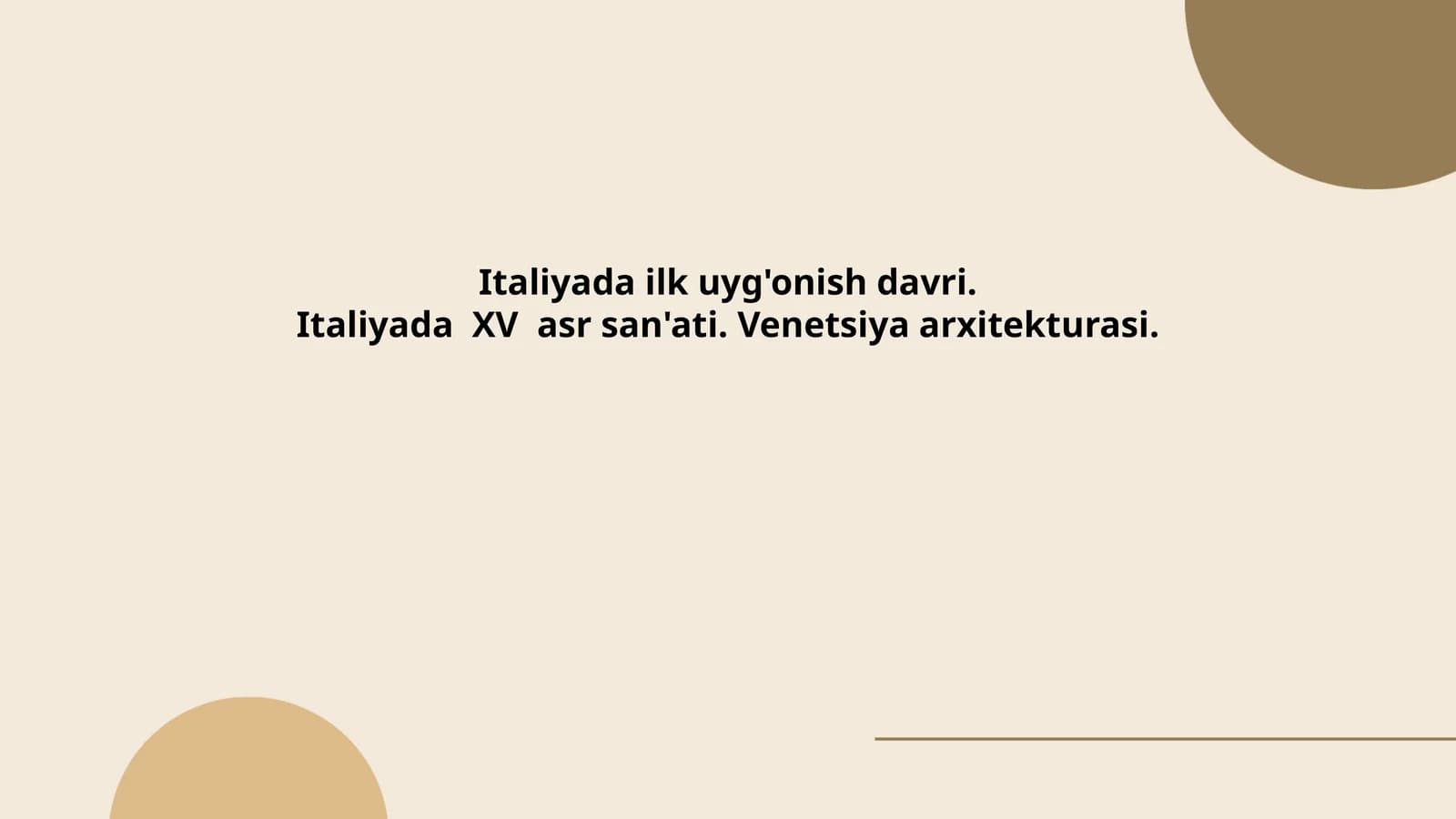 Italiyada ilk uyg'onish davri