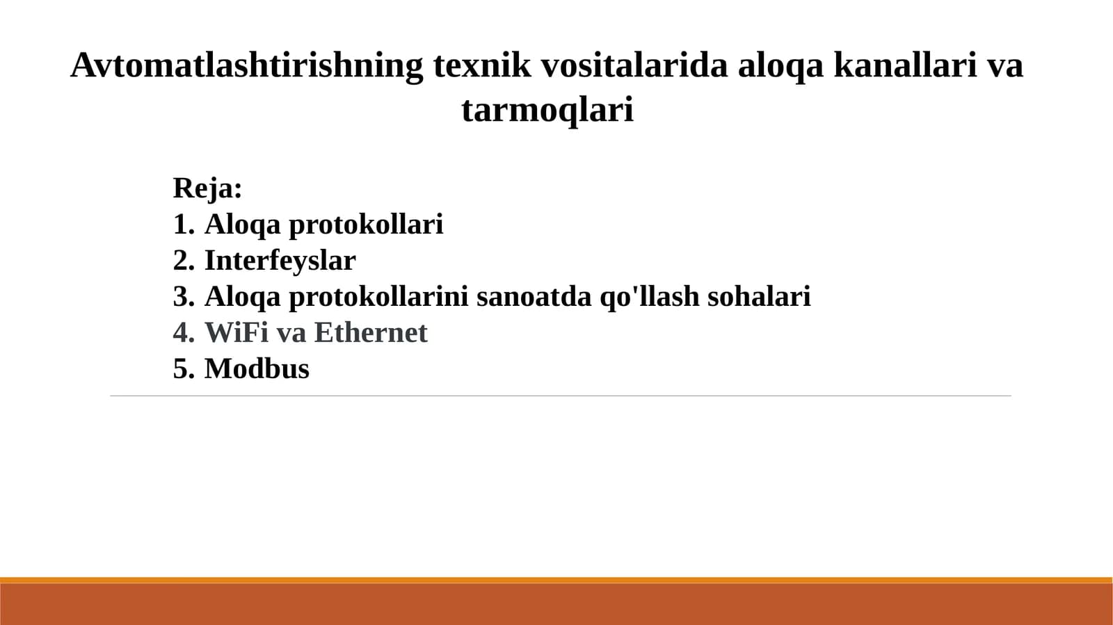 Aloqaprotokollari va aloqachoy tarmoqlari