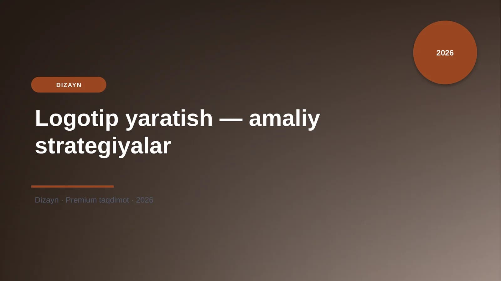 Logotip yaratish — amaliy strategiyalar
