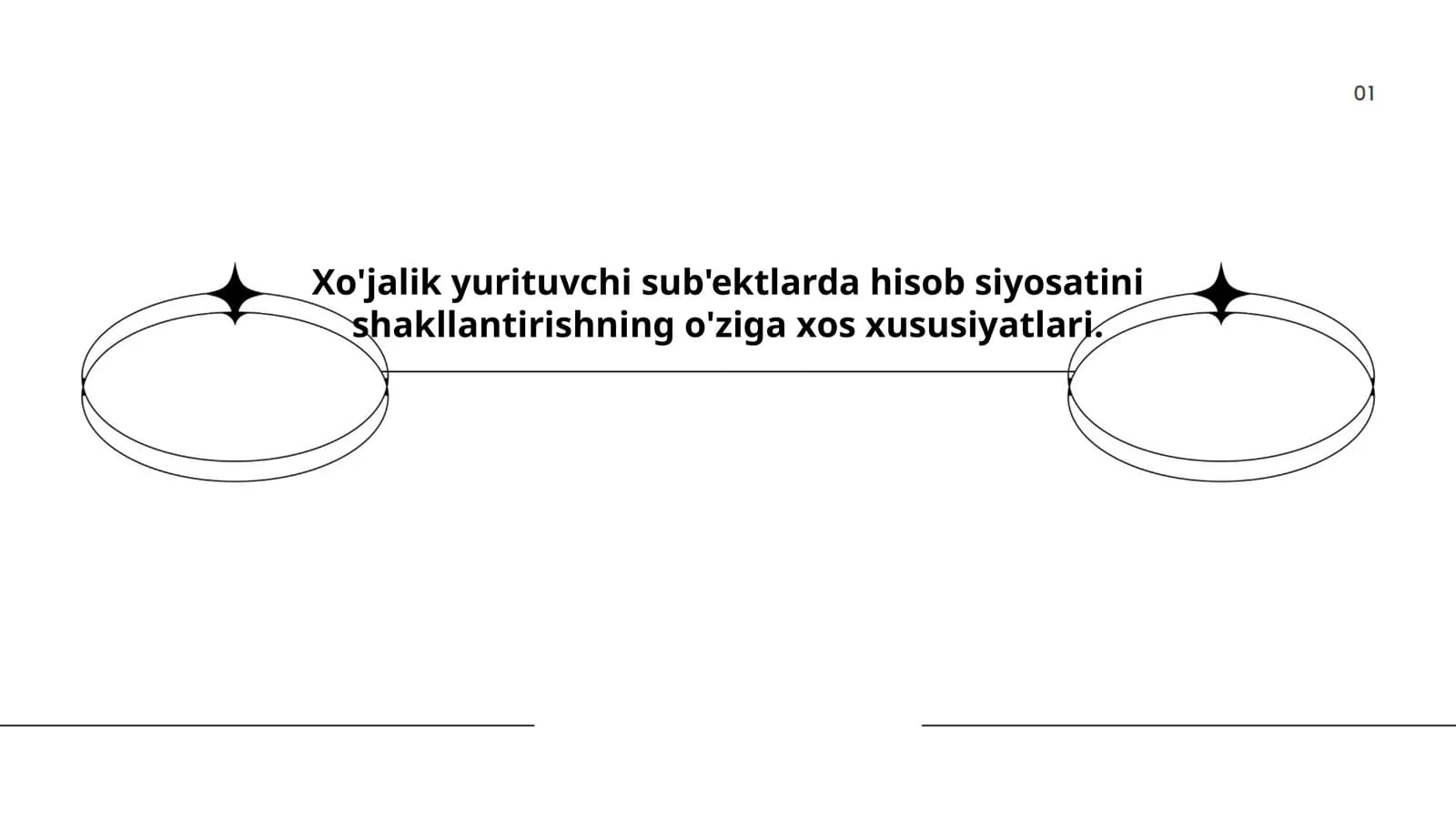 Hisob siyosati tushunchasi va uning mohiyati