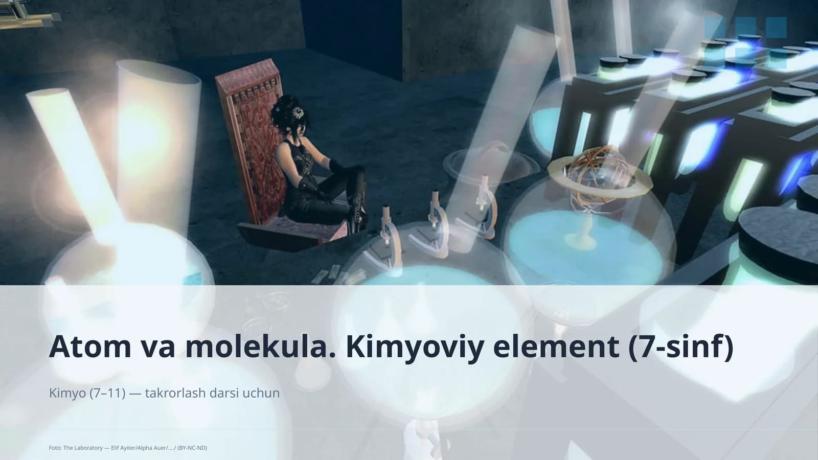 Atom va molekula. Kimyoviy element (7-sinf)