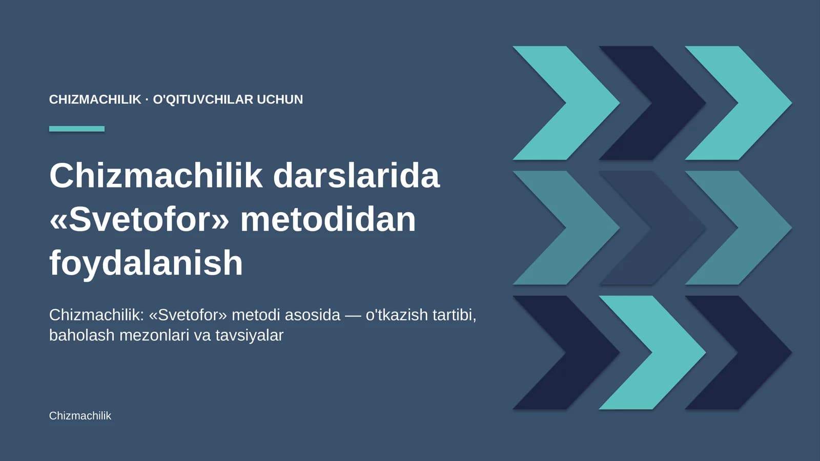 chizmachilik darslarida svetofor metodidan foydalanish 3433