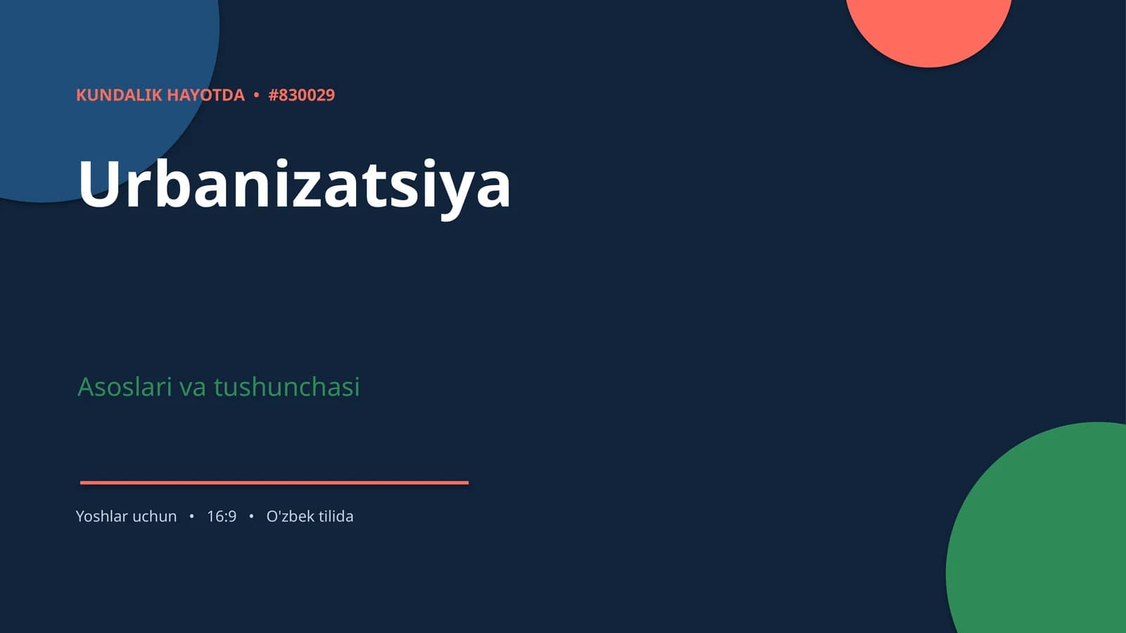 KUNDALIK HAYOTDA