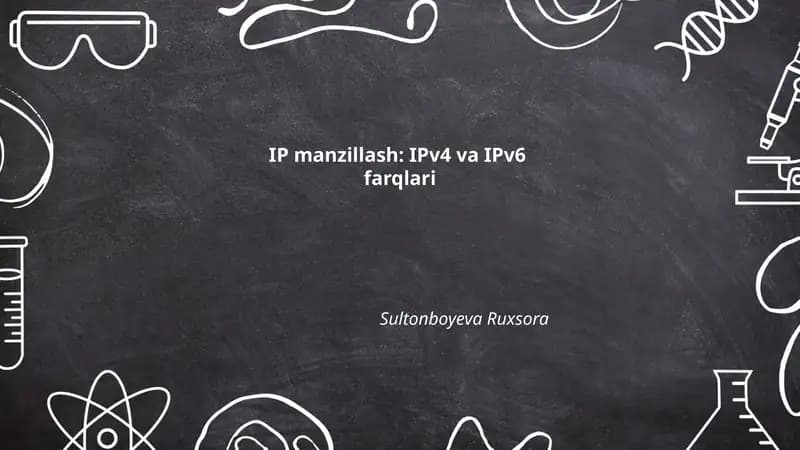 IPv4 va IPv6 farqlari