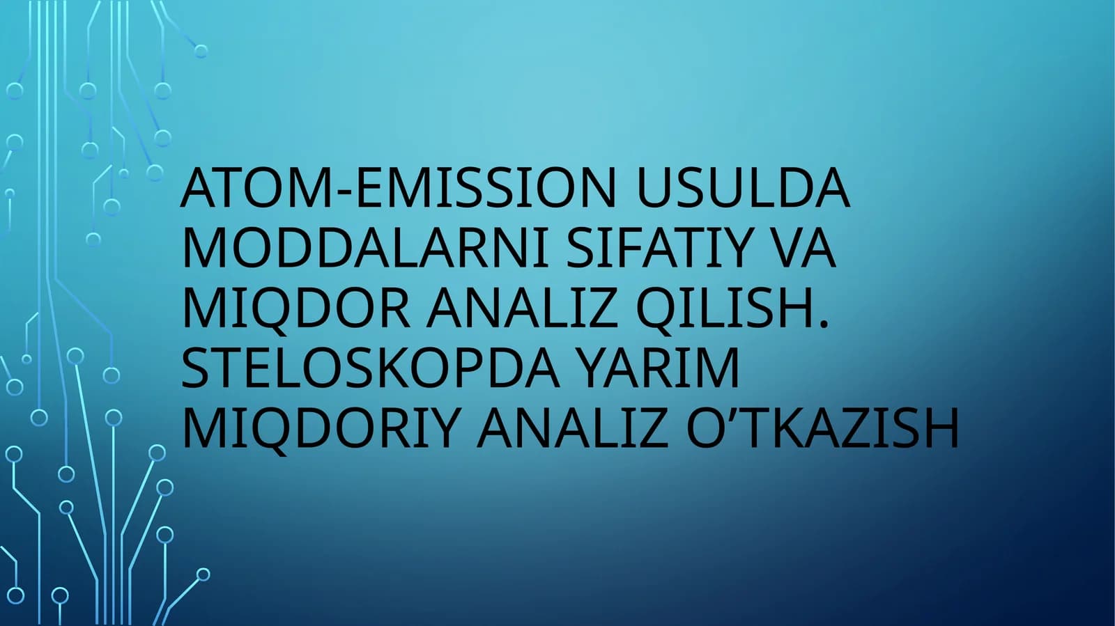 Atom-emissionspektroskopik usul