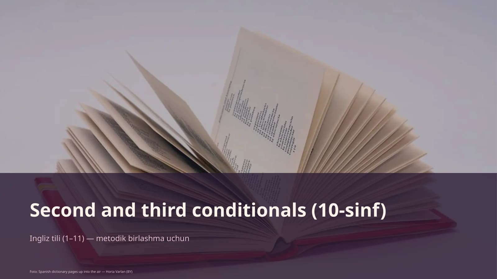 10-sinf Ingiliz tili metodik birlashma