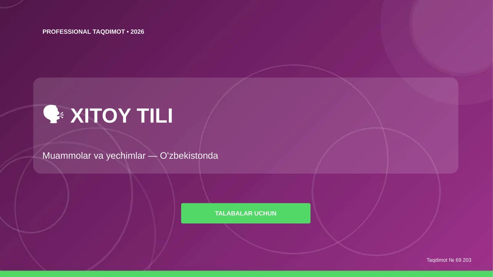 Xitoy tili: muammolar va yechimlar (O'zbekistonda) [talabalar uchun]