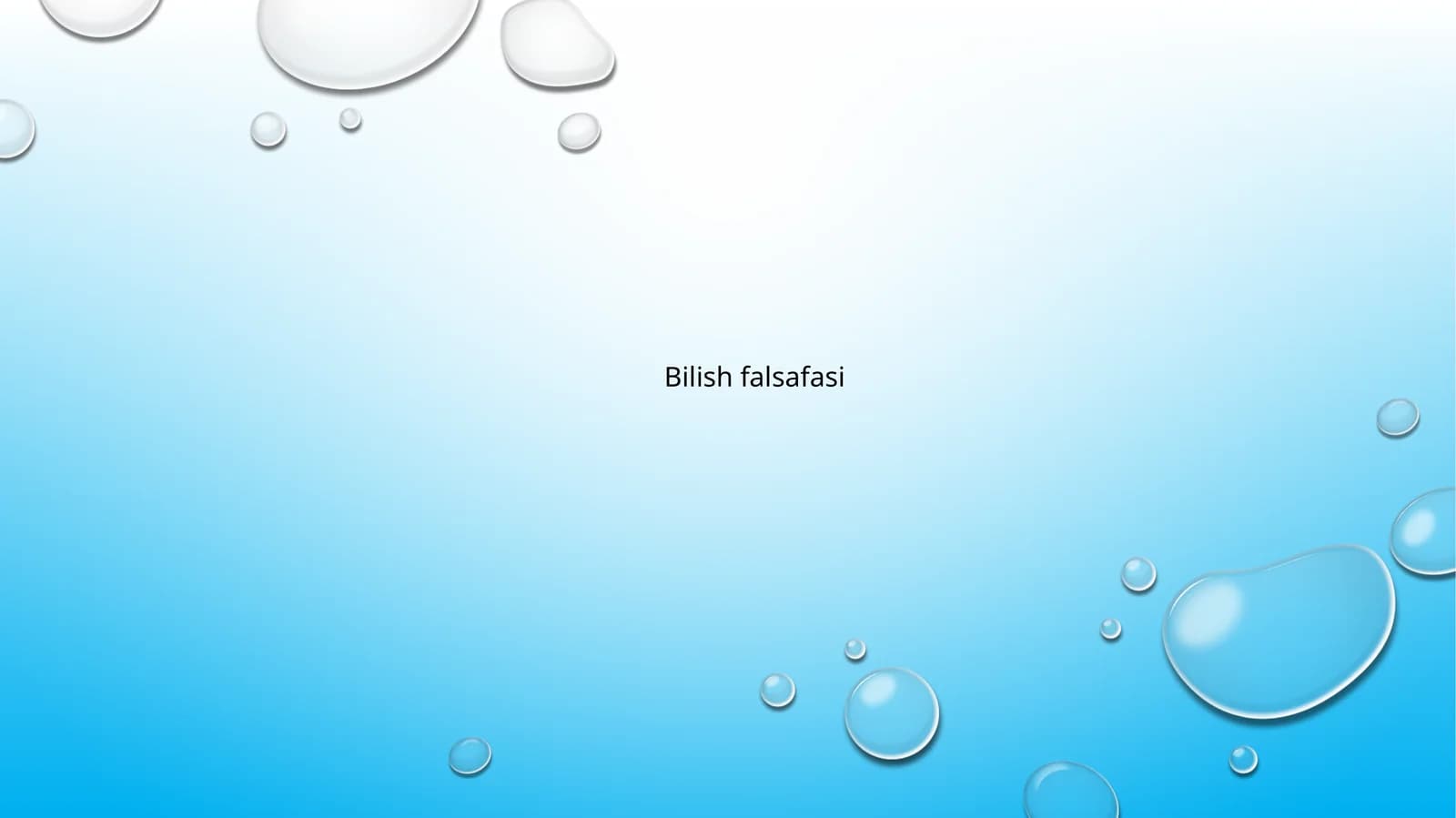 Bilish falsafasi