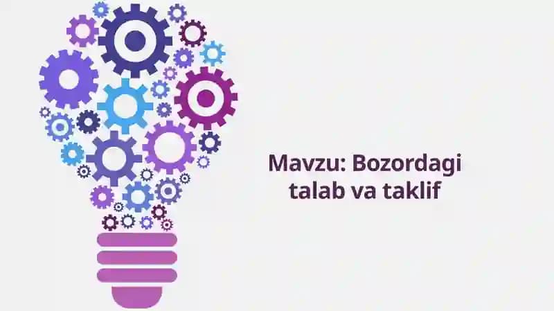 Bozordagi talab va taklif