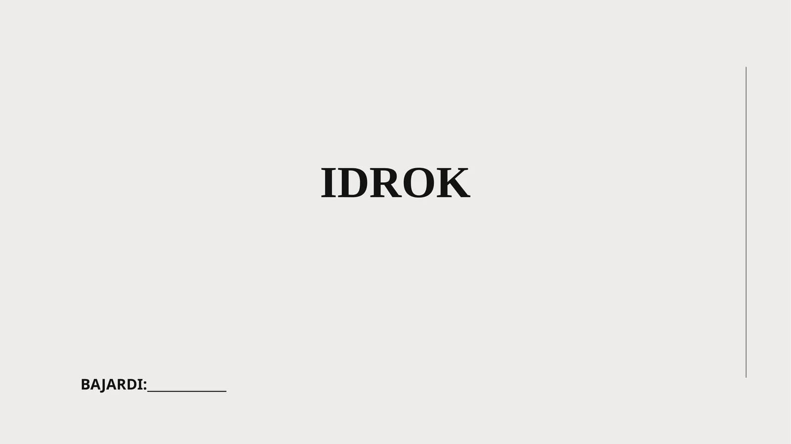 Idrok