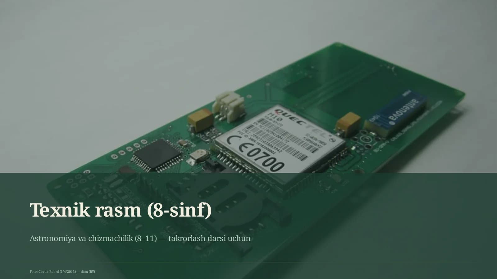 Texnik rasm (8-sinf)