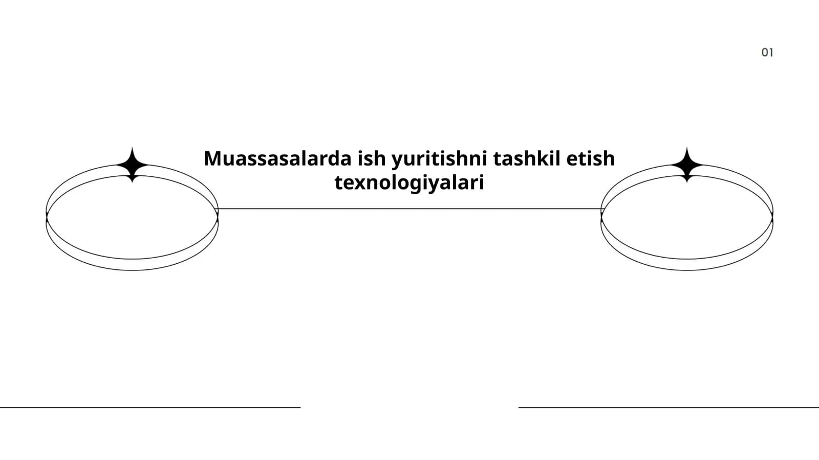 Muassasalarda ish yuritishni tashkil etish texnologiyalari