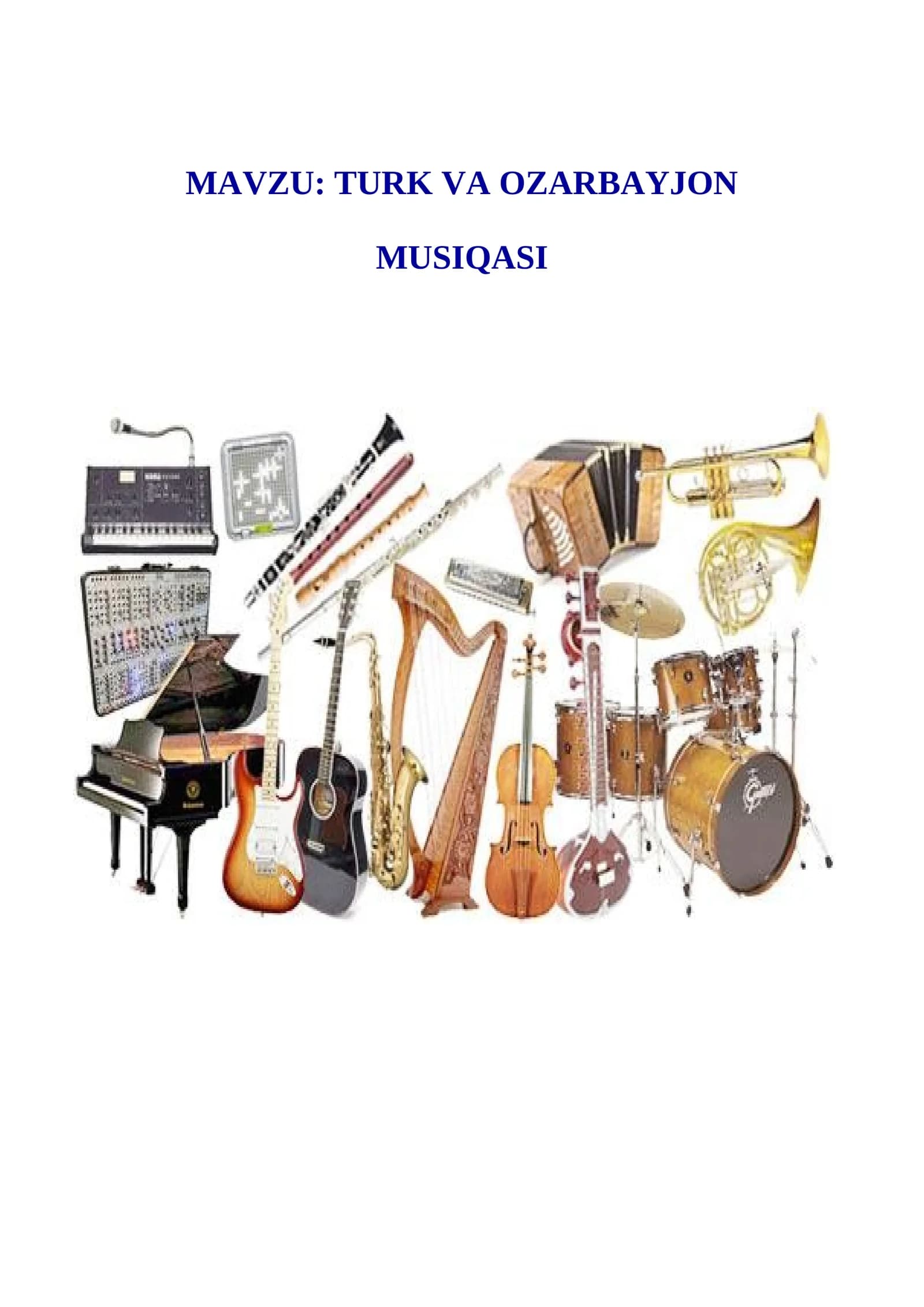TURK VA OZARBAYJON MUSIQASI