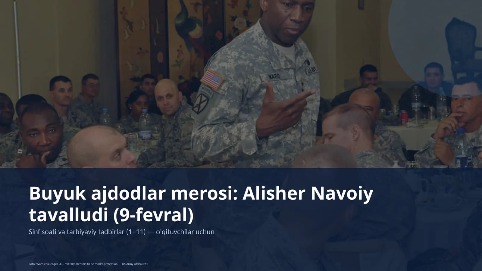 Buyuk ajdodlar merosi: Alisher Navoiy tavalludi (9-fevral)