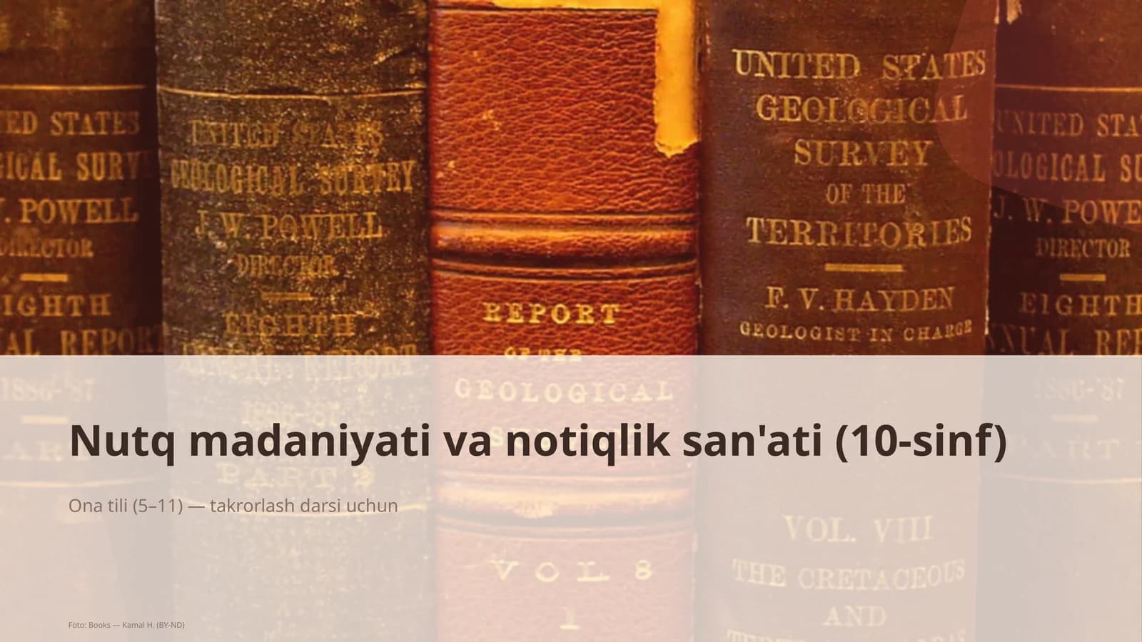 Ona tili (5–11) — takrorlash darsi uchun