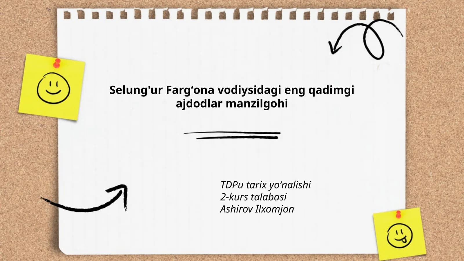 Selung'ur Fargʻona vodiysidagi eng qadimgi ajdodlar manzilgohi