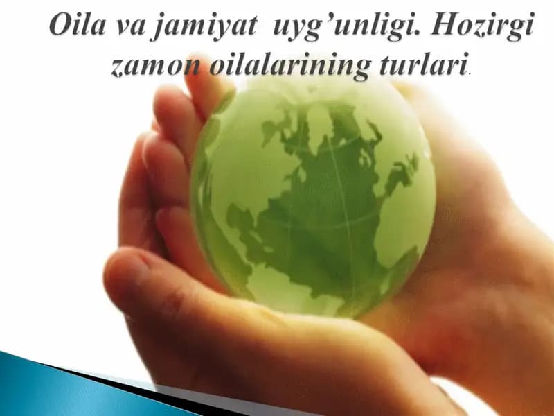 Oila va jamiyat uyg’unligi