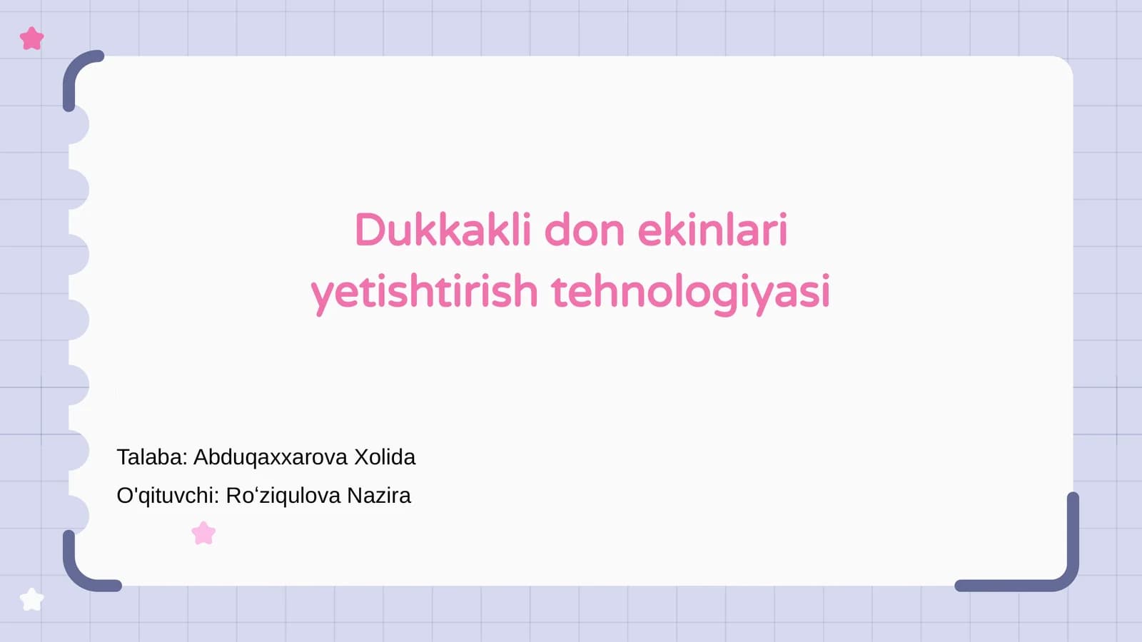 Dukkakli don ekinlari yetishtirish tehnologiyasi