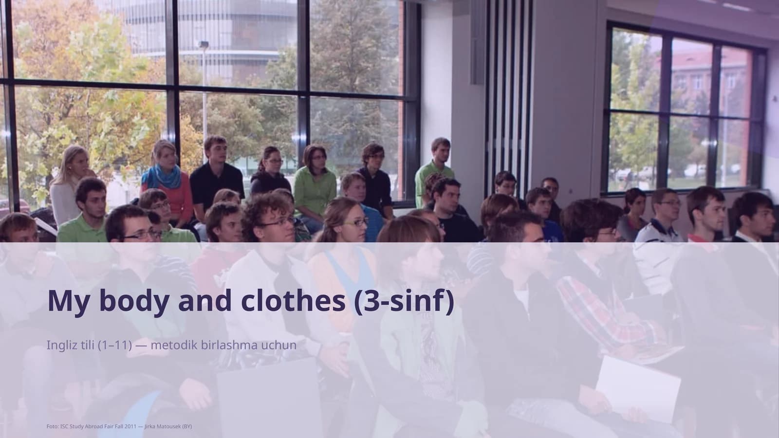 My body and clothes (3-sinf)