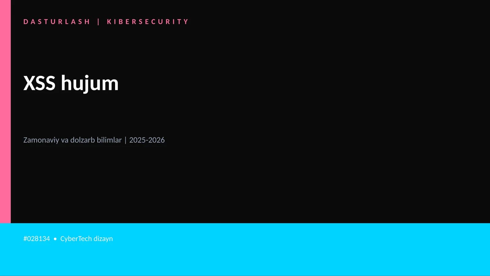 XSS hujum