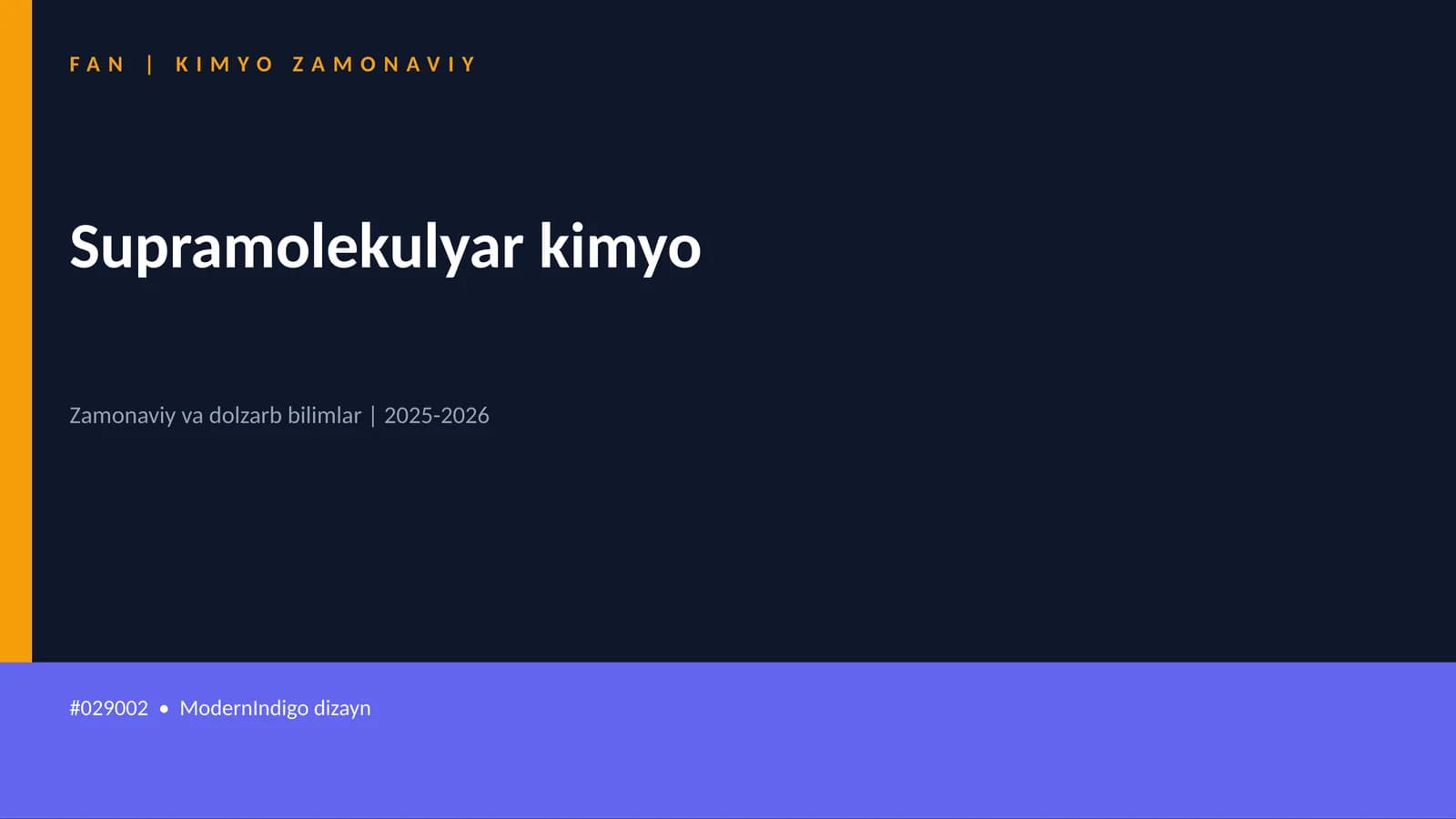Supramolekulyar kimyo