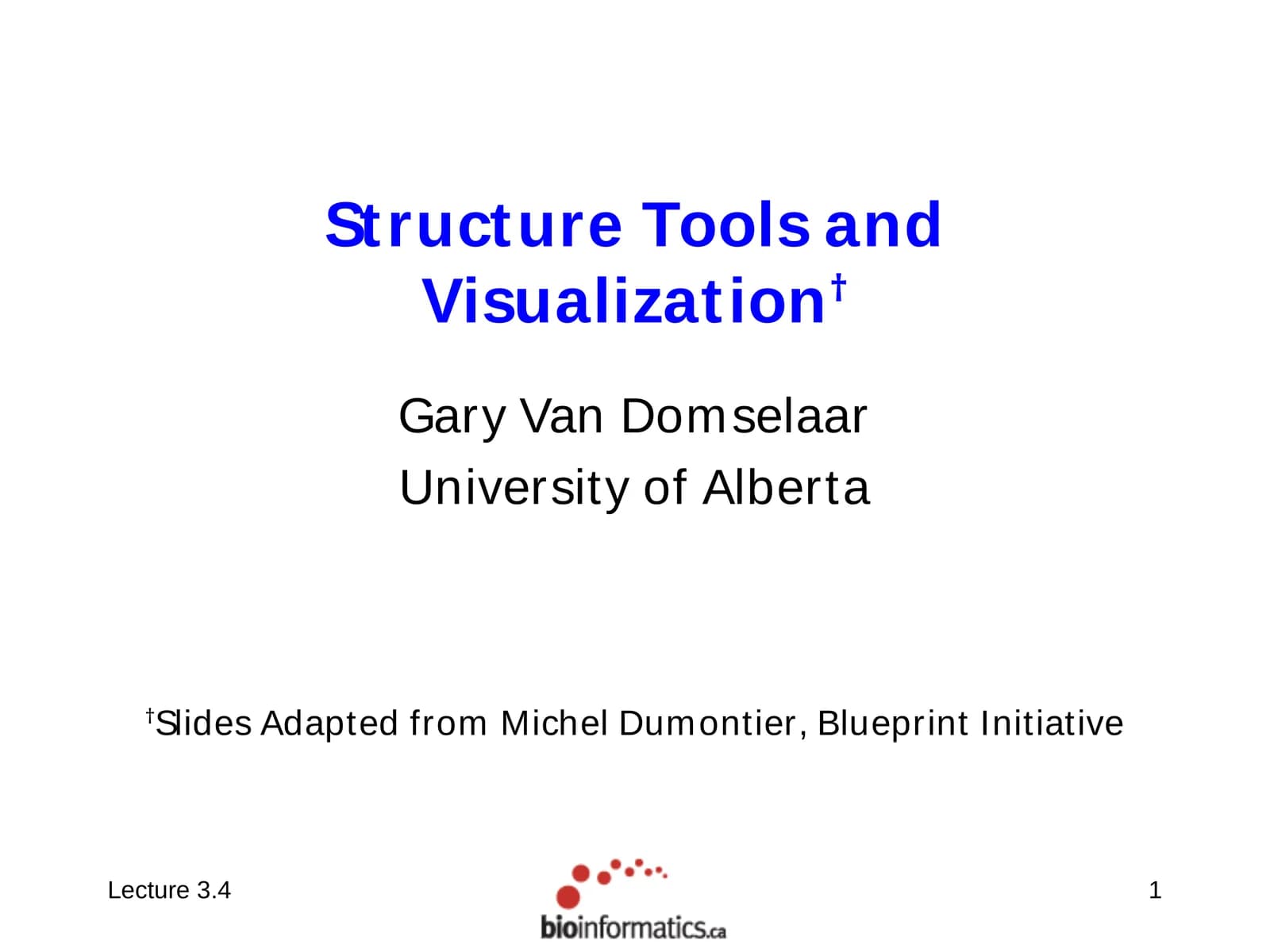 Structure Tools and Visualization