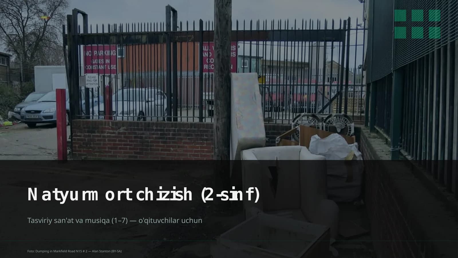 Natyurmort chizish (2-sinf)