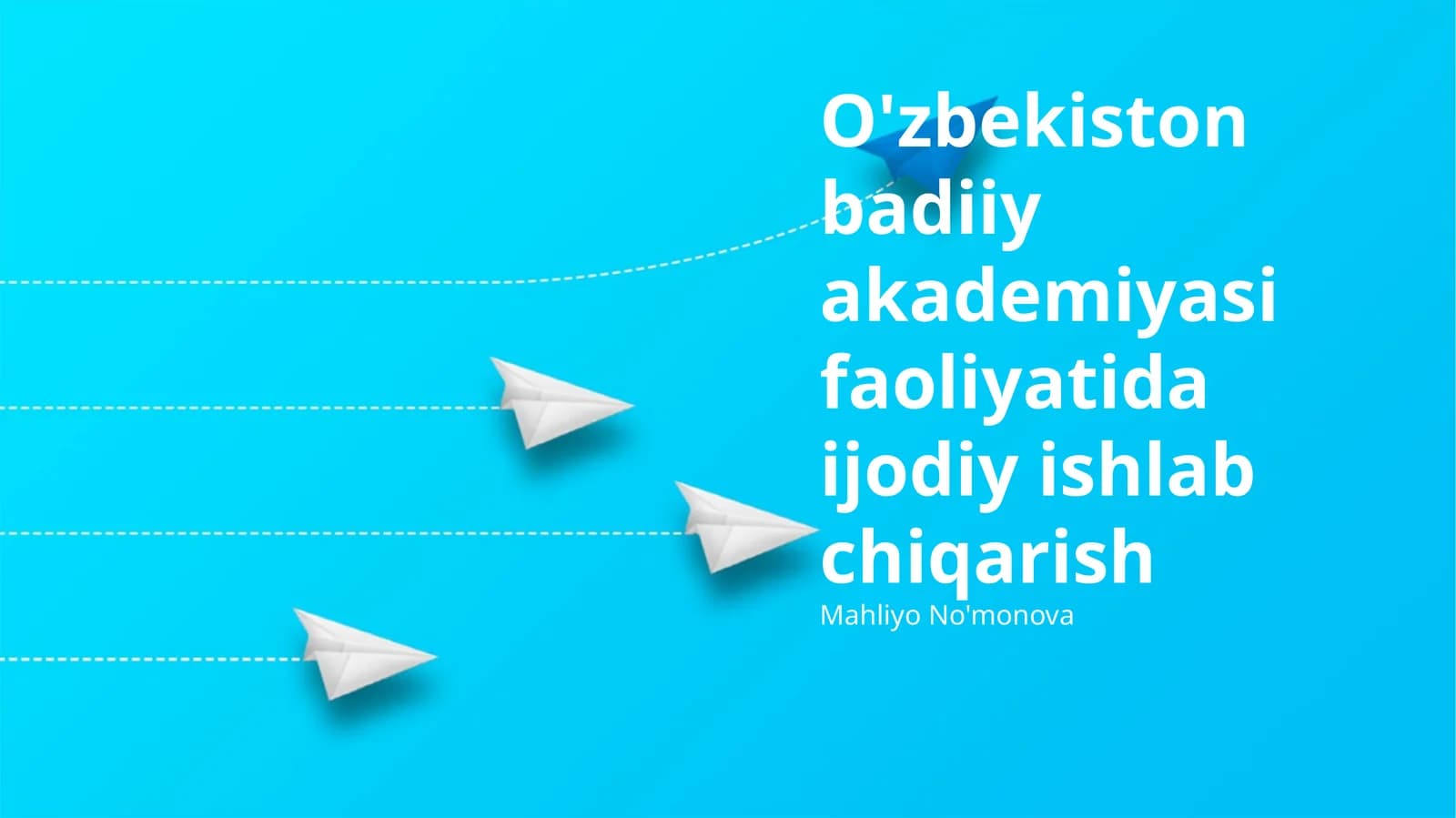 O'zbekiston Badiiy Akademiyasi faoliyatida ijodiy ishlab chiqarish