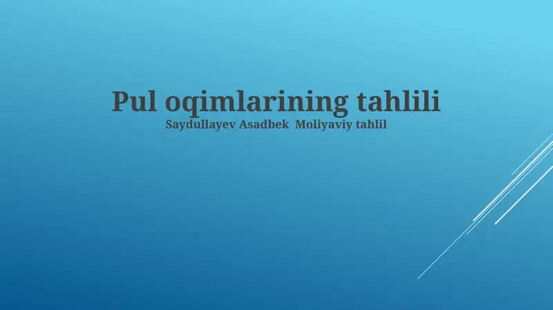Impuls toklarining Generatsiyasi