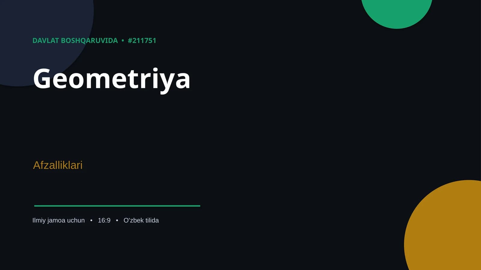 Geometriya