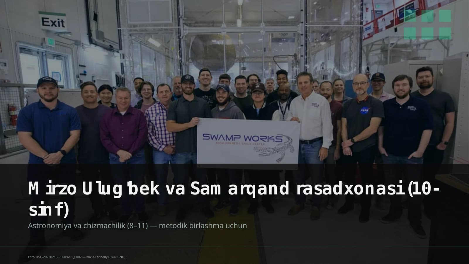 Mirzo Ulug'bek va Samarqand rasadxonasi (10-sinf)