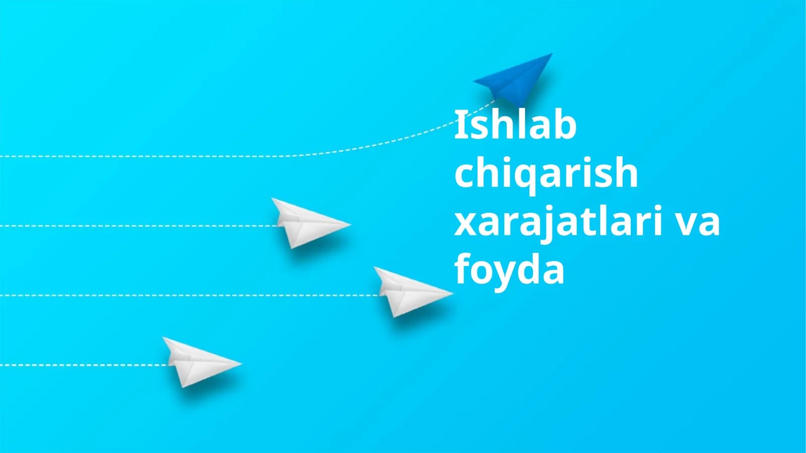 Ishlabchiqarishxarajatlarivafoyda