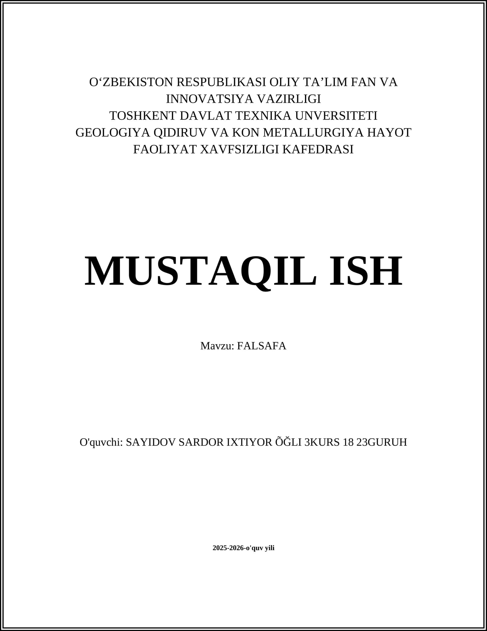 FALSAFA