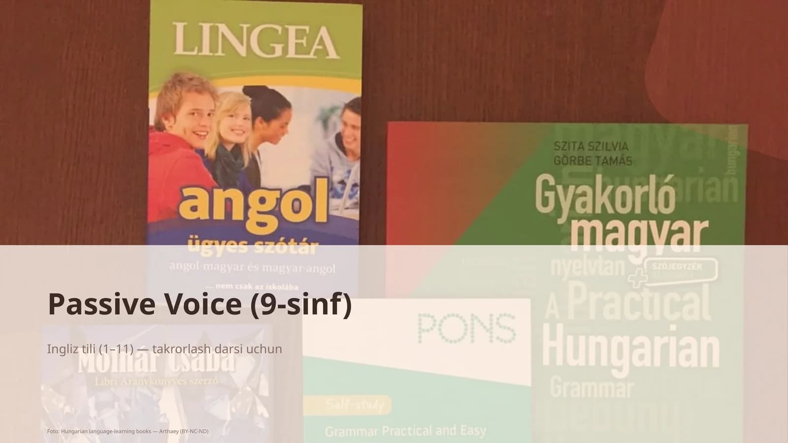 Passive Voice (9-sinf)