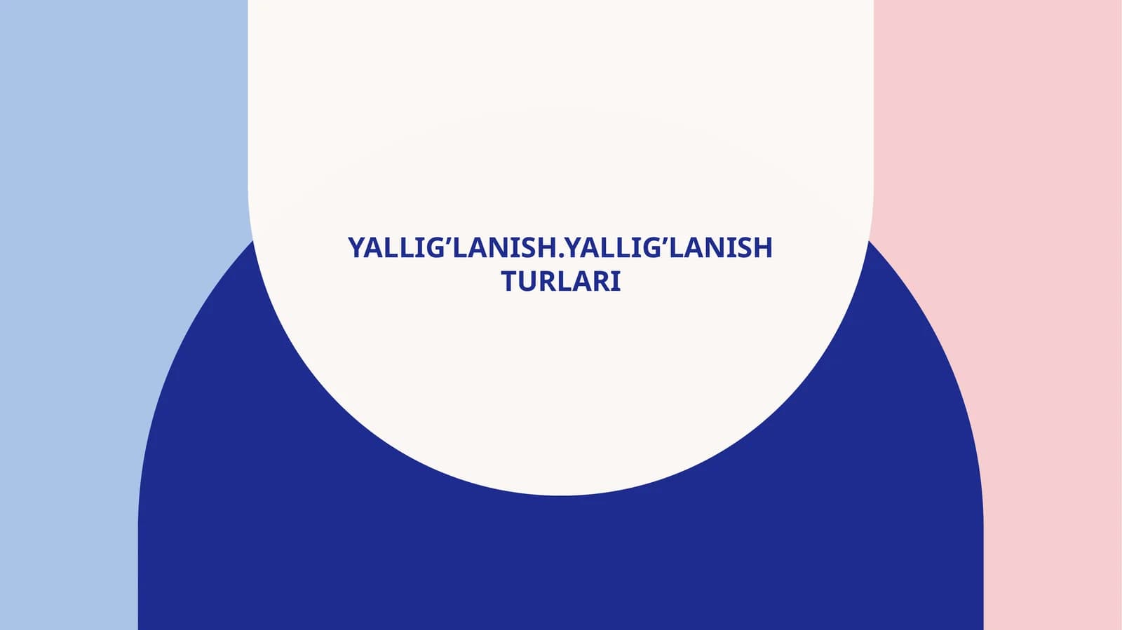 Yallig’lanish
