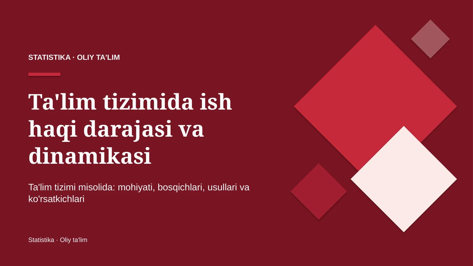 ta'lim tizimida ish haqi darajasi va dinamikasi 5154