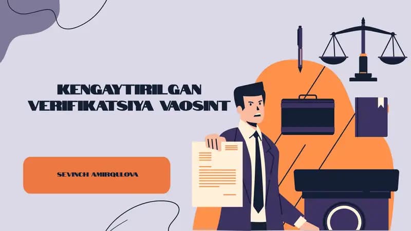 Kengaytirilgan verifikatsiya va OSINT