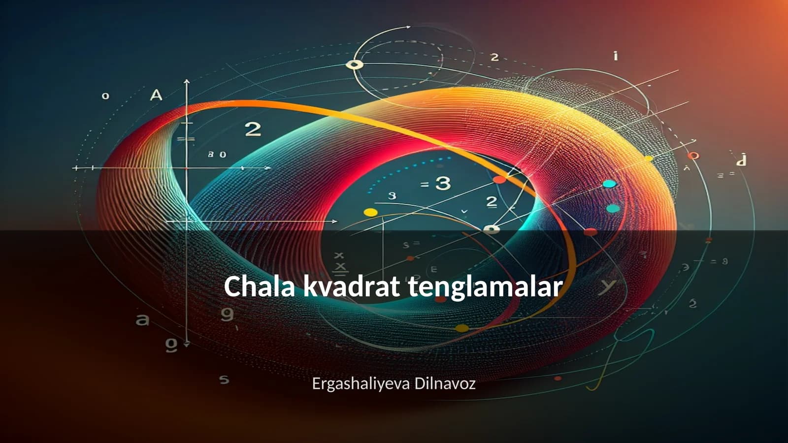 Chala kvadrat tenglamalar