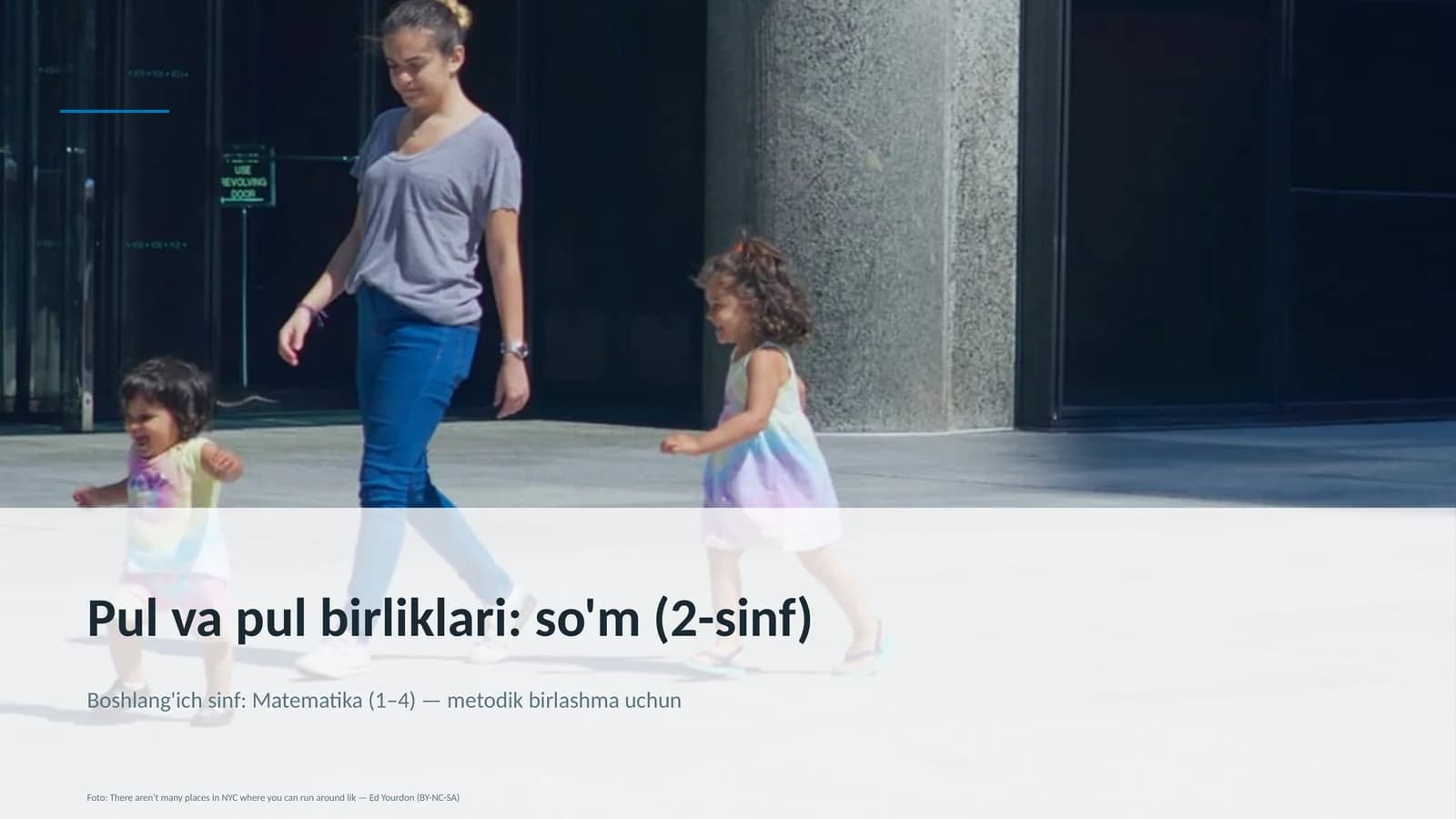 Pul va pul birliklari: so'm (2-sinf)