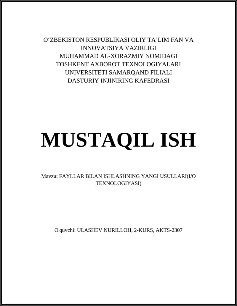 Ma'lumotlar yig'ish texnologiyalari