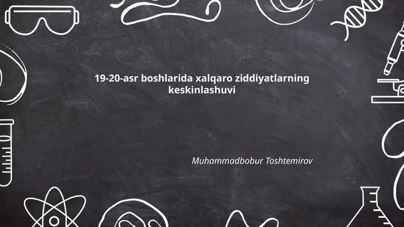Xalqaro Ziddiyatlar