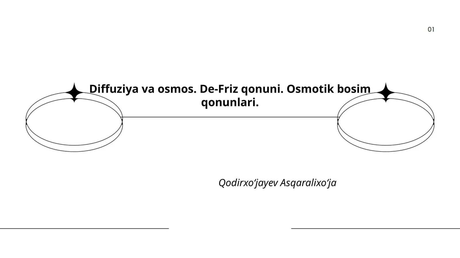 Diffuziya va osmos