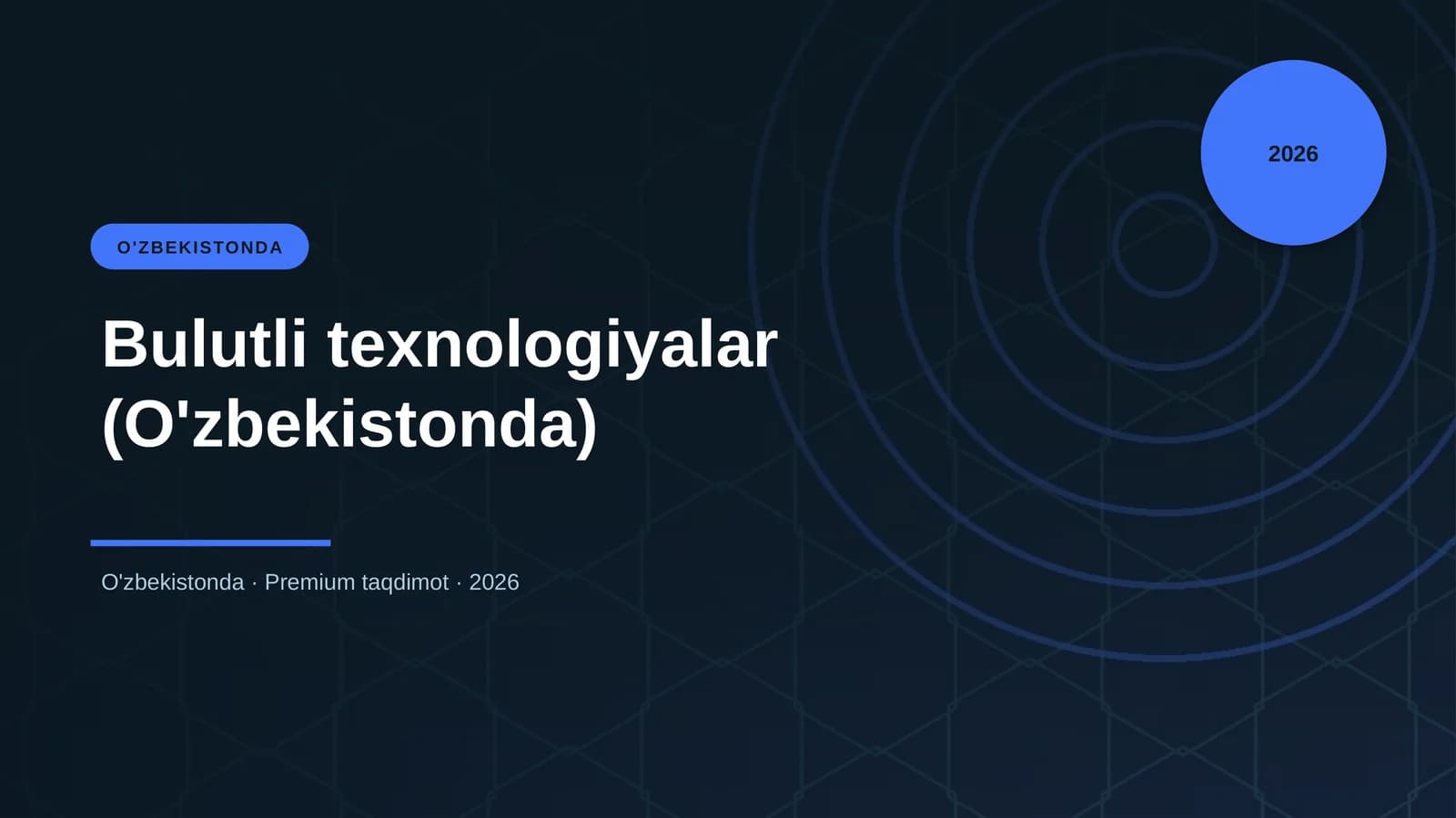 Bulutli texnologiyalar (O'zbekistonda)