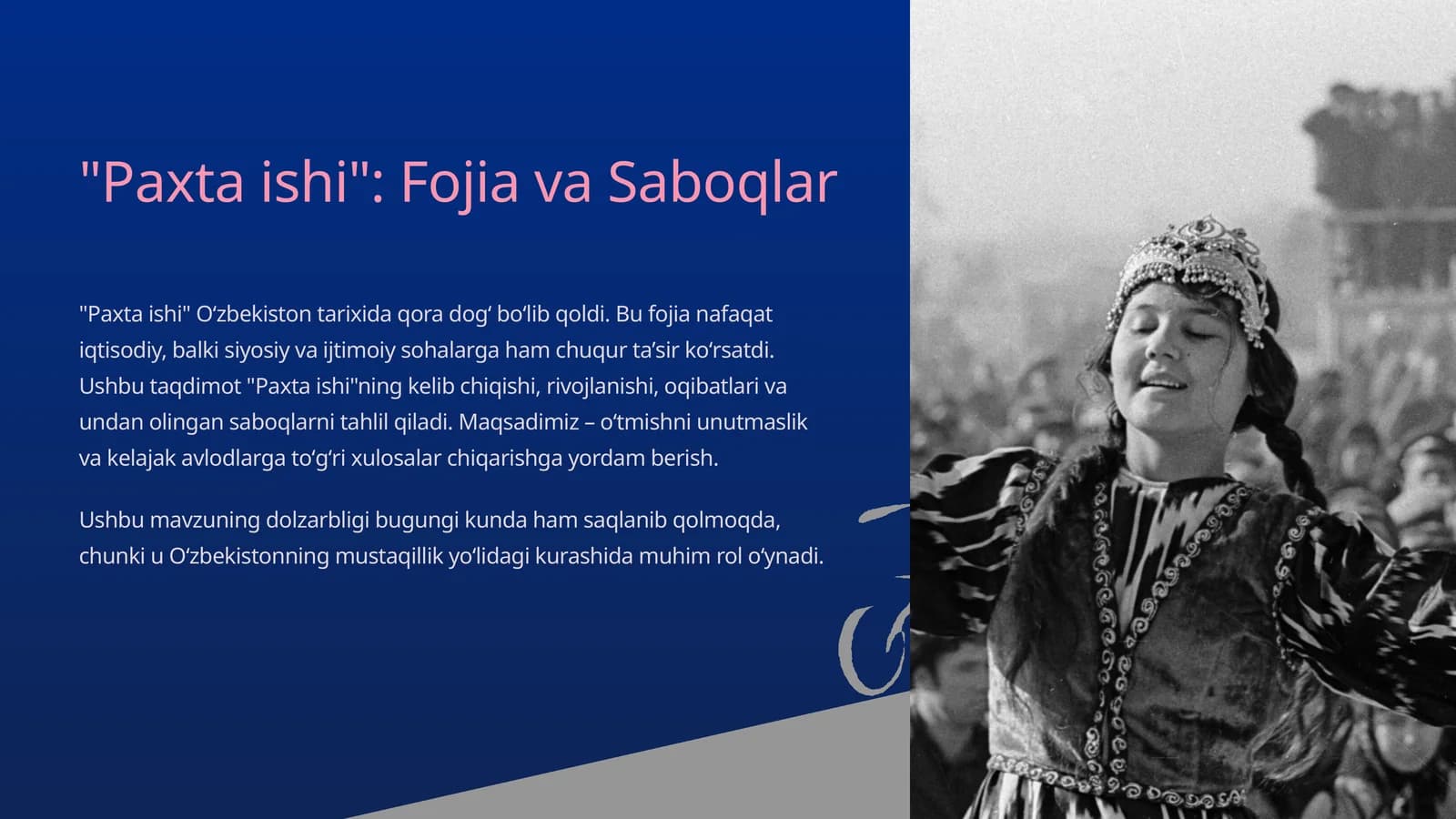 "Paxta ishi"